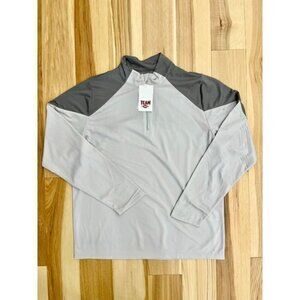 Team 365 Men's Command Quarter Zip Jacket Sport Silver/Sport Graphite M